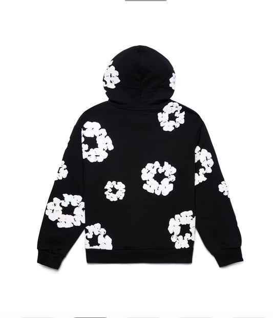 Denim Tears The Cotton Wreath Hoodie Black