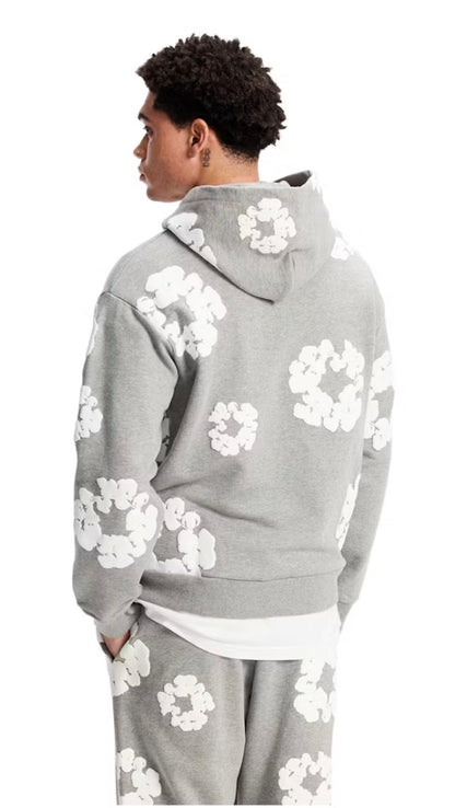 Denim Tears The Cotton Wreath Hoodie Gray