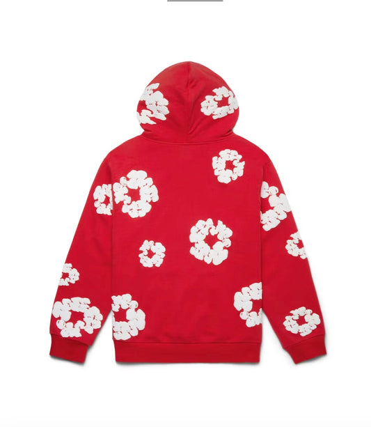 Denim Tears The Cotton Wreath Hoodie Red