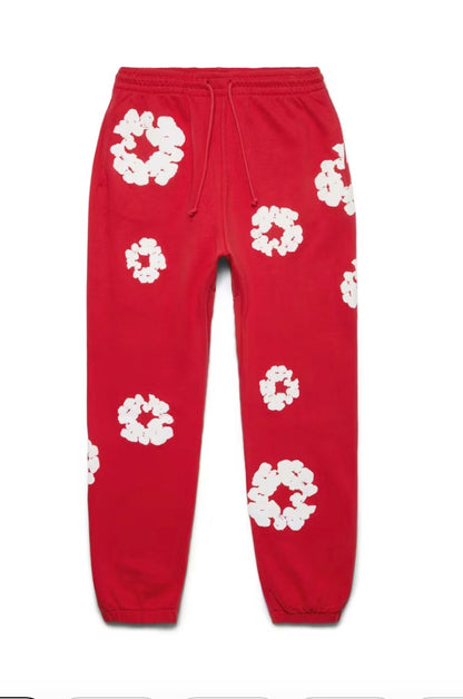 Denim Tears The Cotton Wreath Red Suit