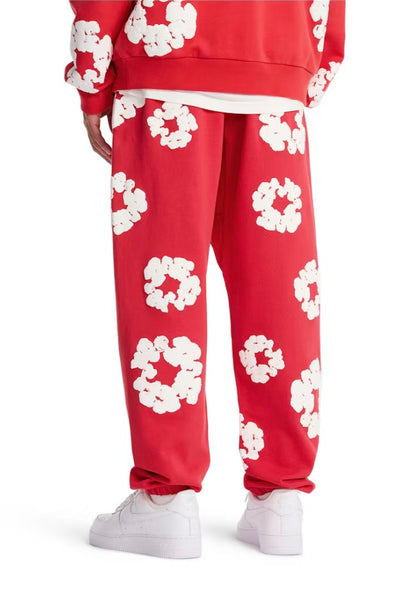 Denim Tears The Cotton Wreath Pants Red