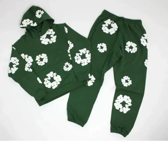 Denim Tears The Cotton Wreath Green Suit